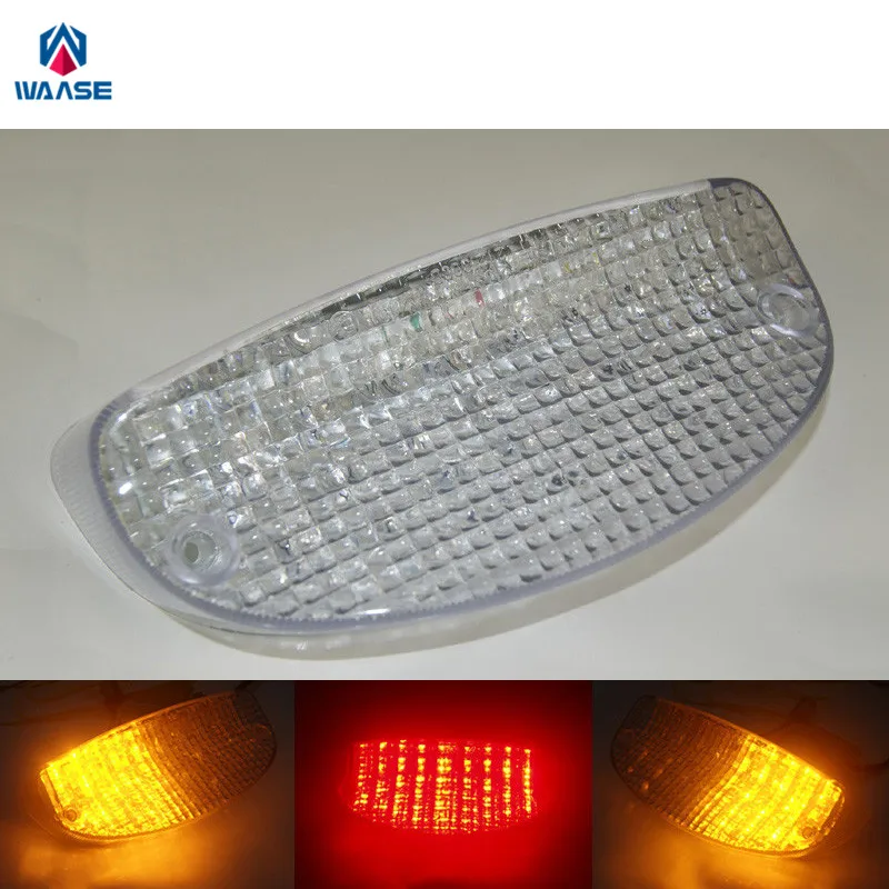 

Waase E-Mark для Honda Shadow VLX 1999 2000 2001 2002 2003-2006 2007, задний фонарь, сигналы тормоза, поворота, встроенсветодиодный Светодиодная лампа