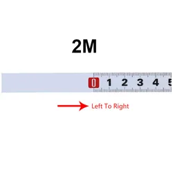 Durable Rust - Proof Stainless Steel Self - Adhesive Metric Ruler Tape 1 - 3m (2M L - R)