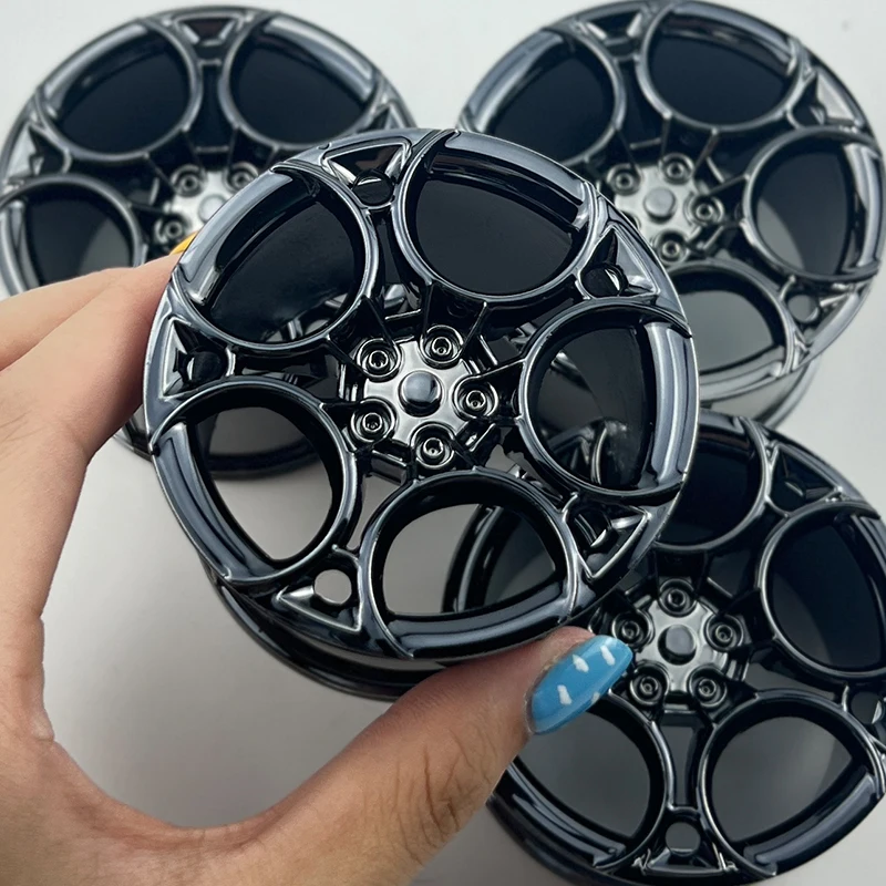 새로운 CADA 도금 금속 휠 허브 빌딩 블록 액세서리 골든 실버 호환 레고 MOC 1:8 차량 42083 42056 42115 휠