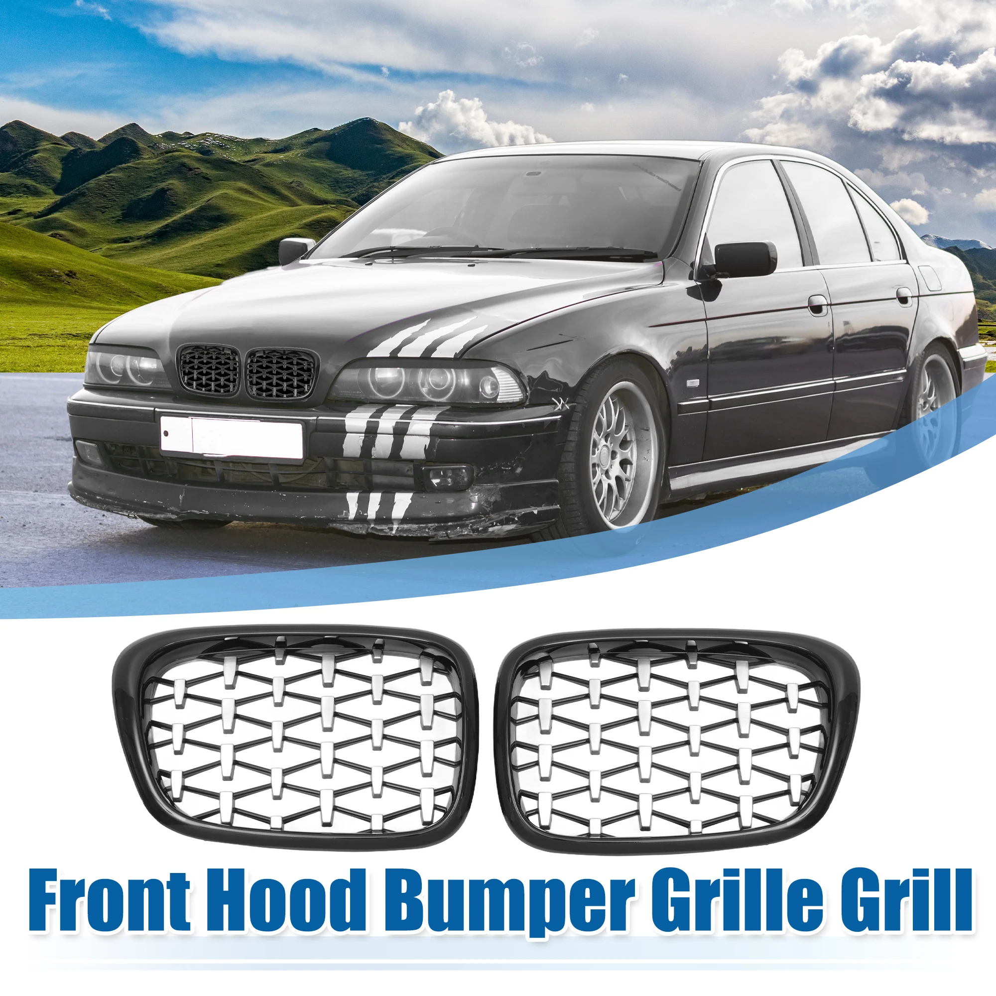 UXCELL  ĵ  ׸, BMW 5 ø E39 1999 2000 2001 2002 2003 51138195152/51138195151, 1 