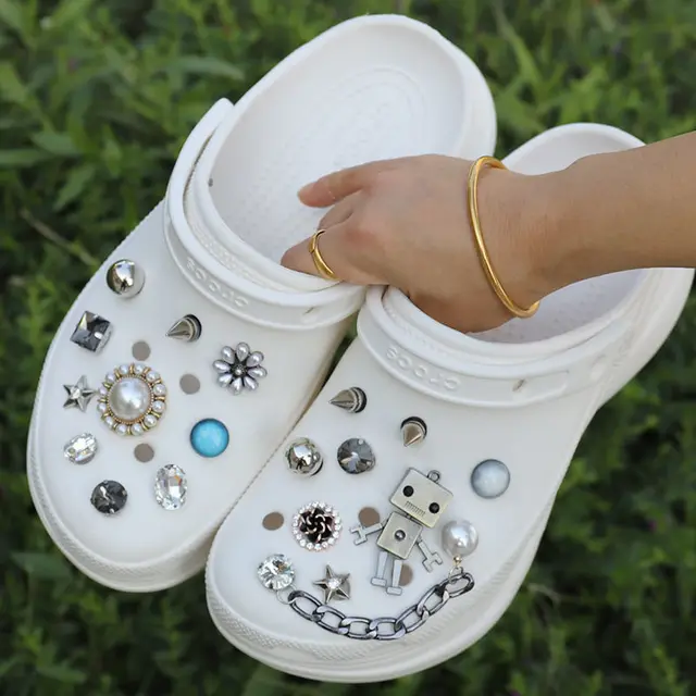  Bling Croc Charms Shoes Charms Luxury Shoe Accessories