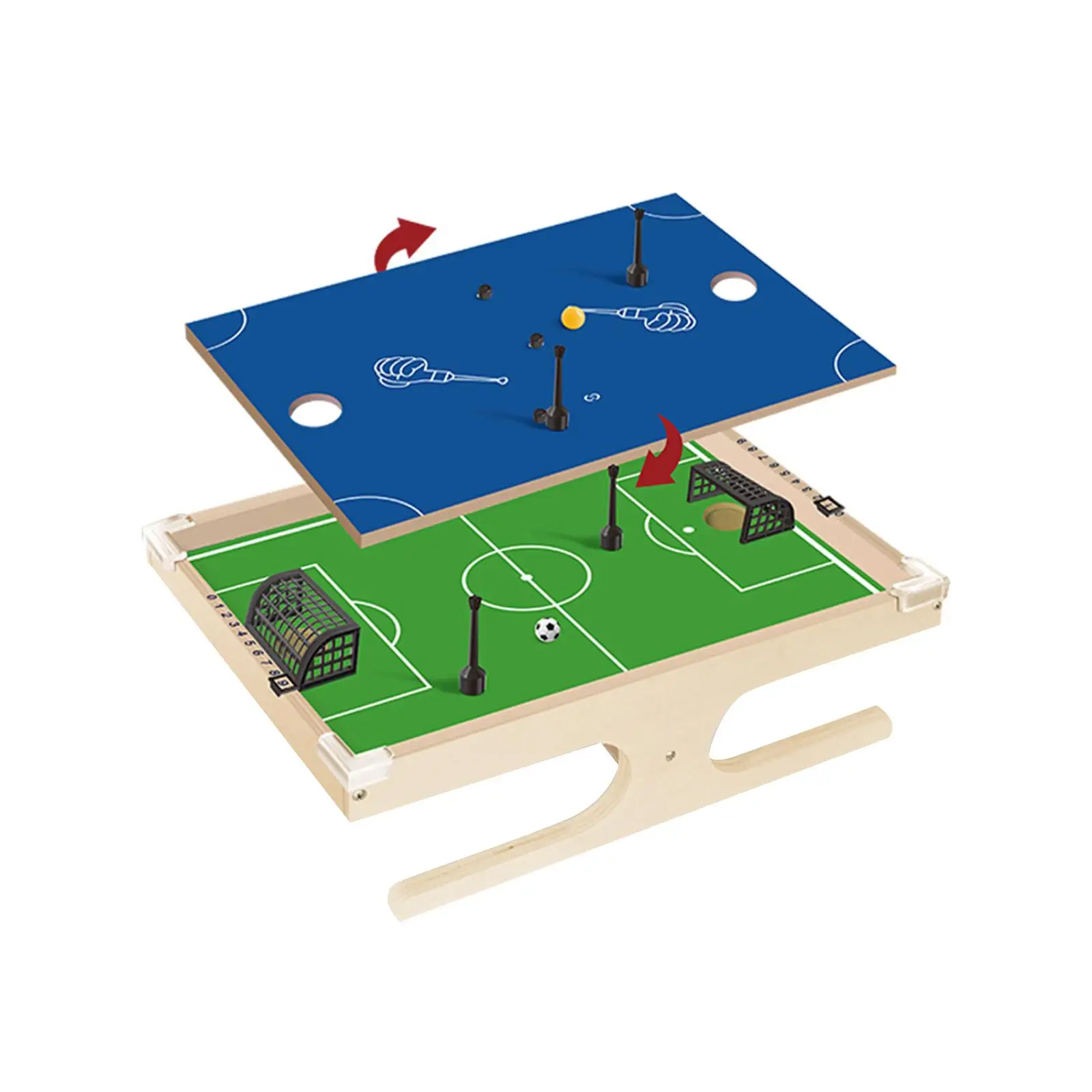 Magnetic Ball Tabletop Board Game Portable for Indoor Game Mini Table Soccer for Children Entertainment Kids Adults Family