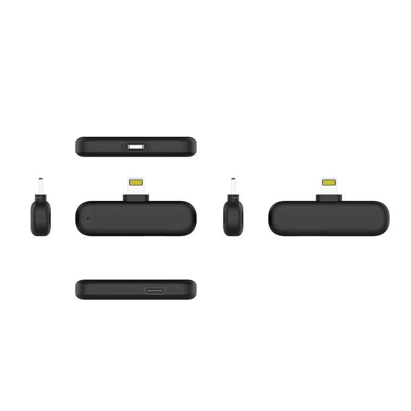 Bluetooths lavalier microfone sem fio microfones iphone