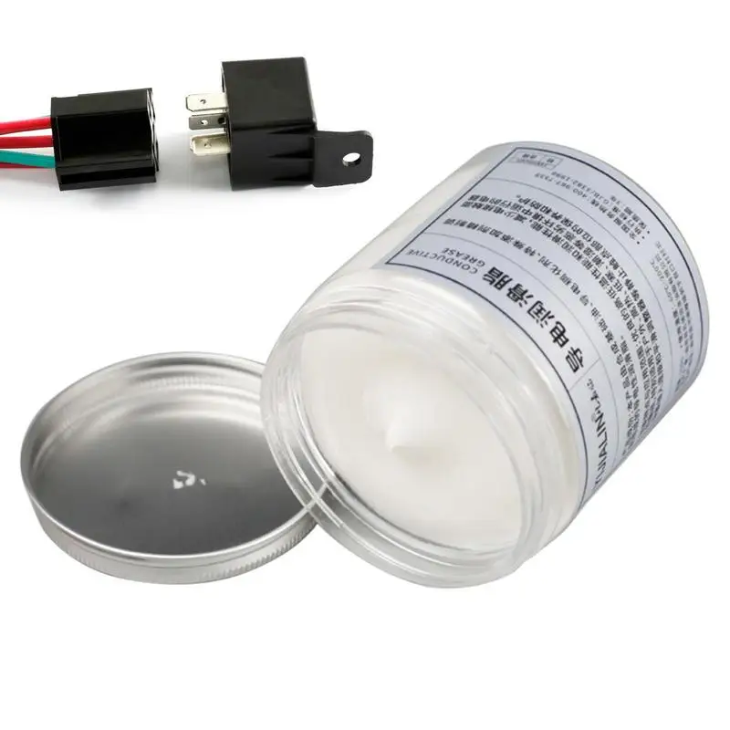 Electric Contact Grease Waterproof Heat Resistant Dielectric Grease Plug 100/250g Automotive for Electronics Spark Plugs car lubricant grease lubricant electric grease