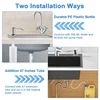 500ML Liquid Soap Bottle Sink Mount Stainless Steel Hand Pressure Soap Dispenser Bottle Kitchen Sink Liquid Soap Dispenser Pum 5