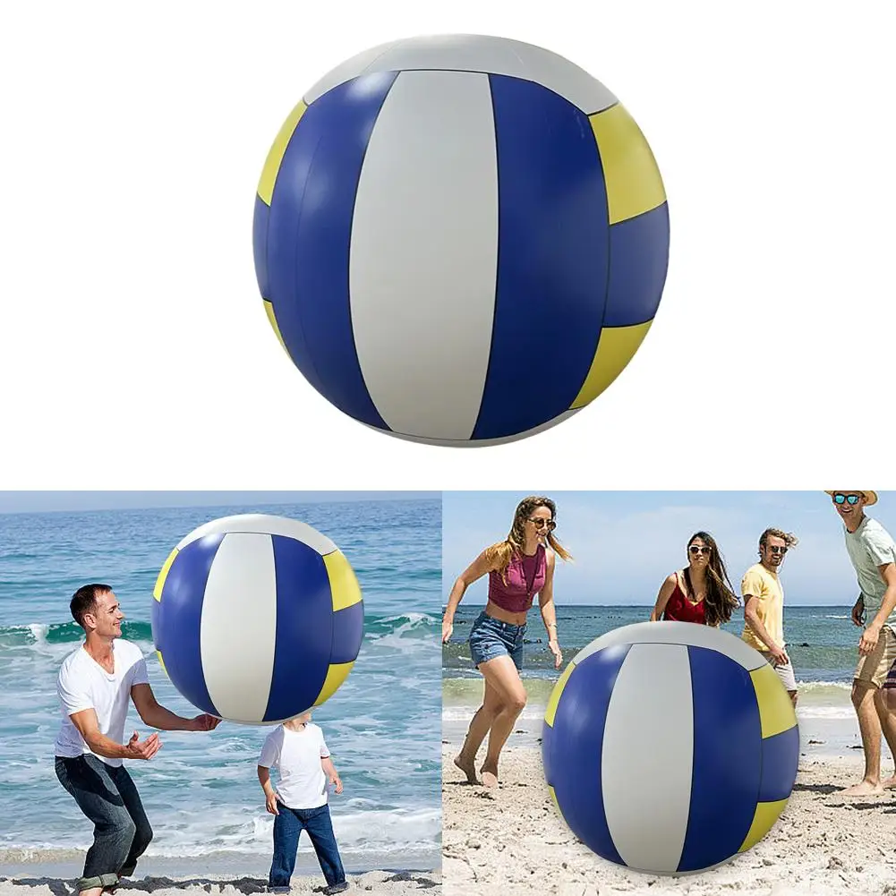 Giant PVC Inflatable Beach Volleyball Big Football Fun Beach Outdoor Team Sports Building Ball Ball Grass Volleyball Me B5D4