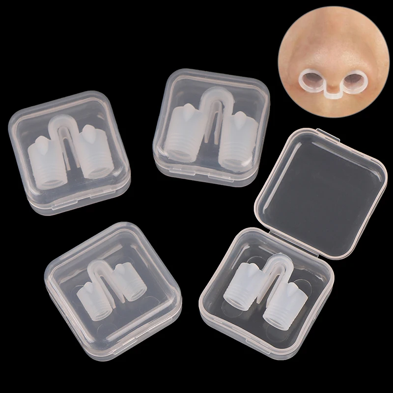 Stop Snoring Nose Clip Silicone Anti Snore Nasal Dilators Apnea Aid Device