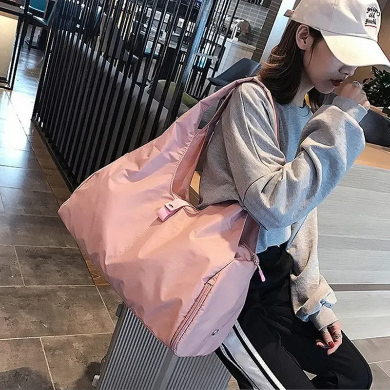 Yoga Mat Bag Dry Wet Separation Sports Shoulder Handbags Women Gym Fitness Training Sac De Sport Swimming Travel Duffle Bags 3