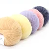 4pcs X25g Mohair Yarn Cheap Knitting Yarn Crochet Baby Wool Yarn for Knitting Sweater Socks 166m 0.9mm 3
