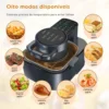 New Visual Air Fryer Home Intelligent 9L Large-Capacity Automatic Air Fryer Without Oil Intelligent Oven Integrated Machine 2