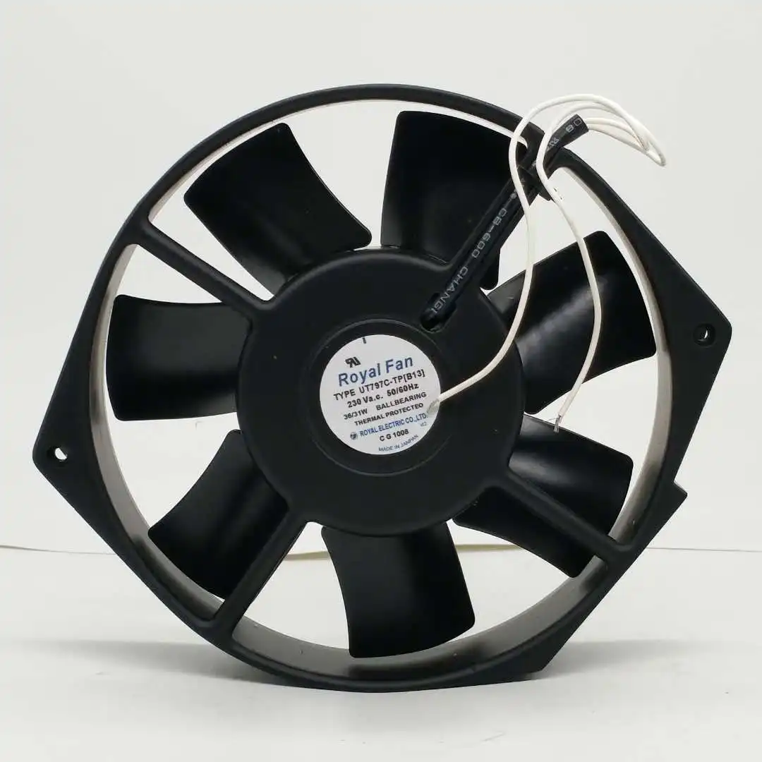 Original para Royalfan 230v 172*150*38 mm Lâmina de Metal Case do Impulsor fã 172 mm 17.2cm Ut797c-tp B13 - Imagem 2