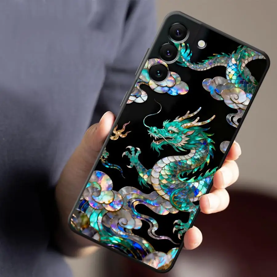 Mystic Clouds Dragon Tiger Phone Cover Case