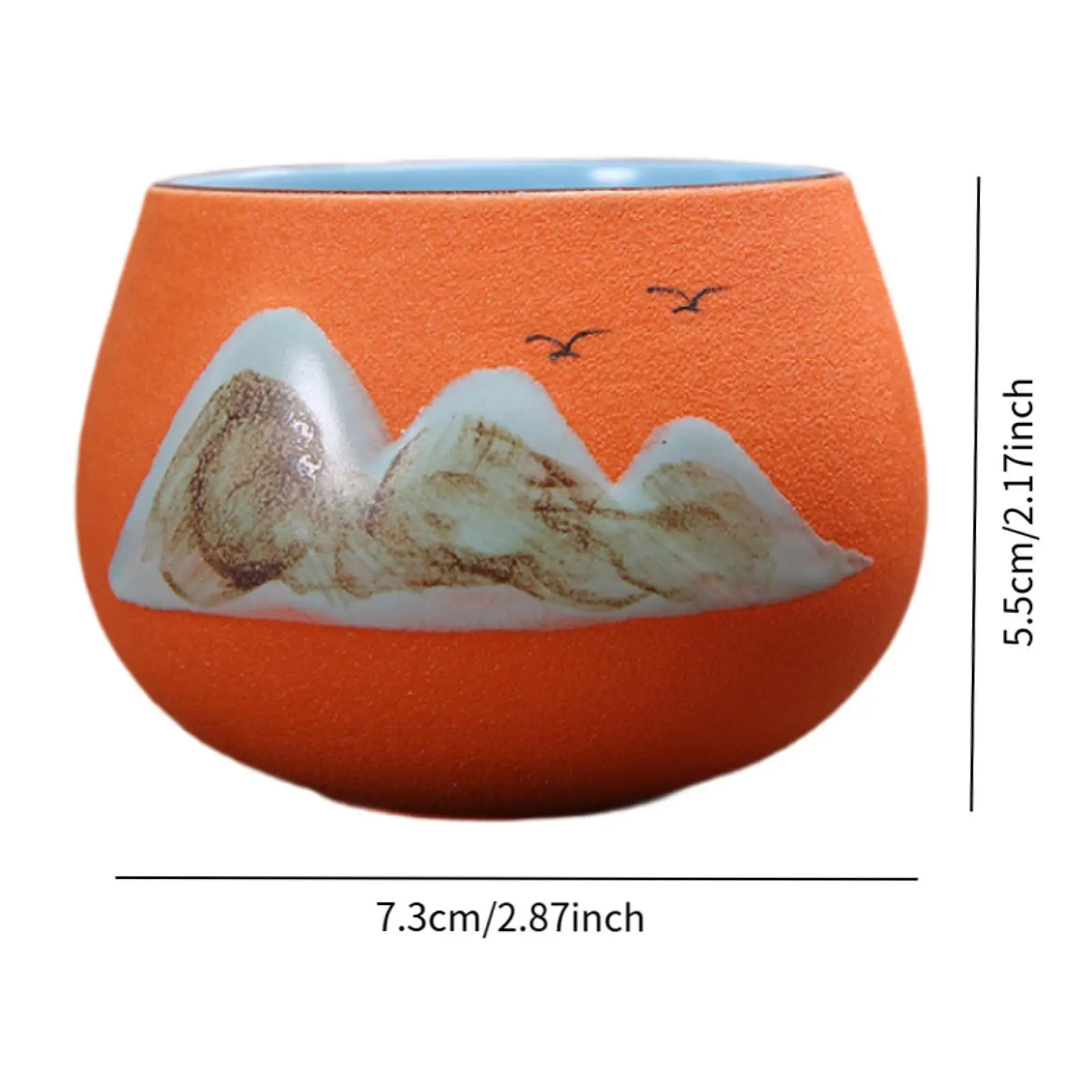 Ceramic Cup Tabletop Serveware Classic Kung Fu Tea Cup for Office Home Ceramic Cup Tabletop Serveware Classic Kung Fu Tea Cup for Office Home