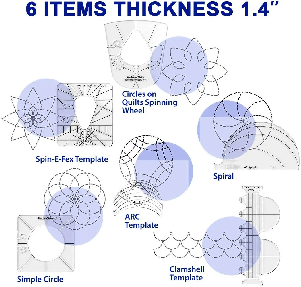 Règle De Mesure Pour Patchwork, Outil De Couture, Guide De Courtepointe, Vêtements De Tailleur, Broderie De Courtepointe, Loisirs Créatifs