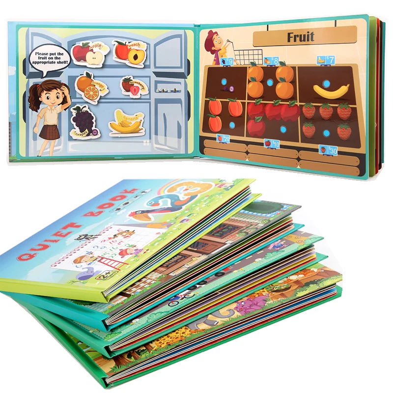 1 Set De Libro De Pegatinas Para Niños Y Niñas 2-4 Años (100+ Pegatinas)  Libro Silencioso Para Niños Pequeños Gran Ocupación Para Niñas Y Niños  Educación Preescolar Juguetes De Aprendizaje Edades 3-6 (