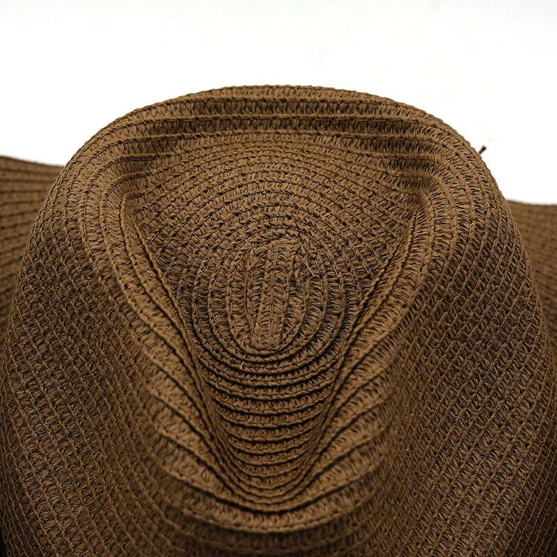 Straw Cowboy Hat Fashion Straw Cattleman Crease Western Cowboy Hats Shapeable Wide Brim Sunhat for Women and Men,cowboy hats,cowgirl hats