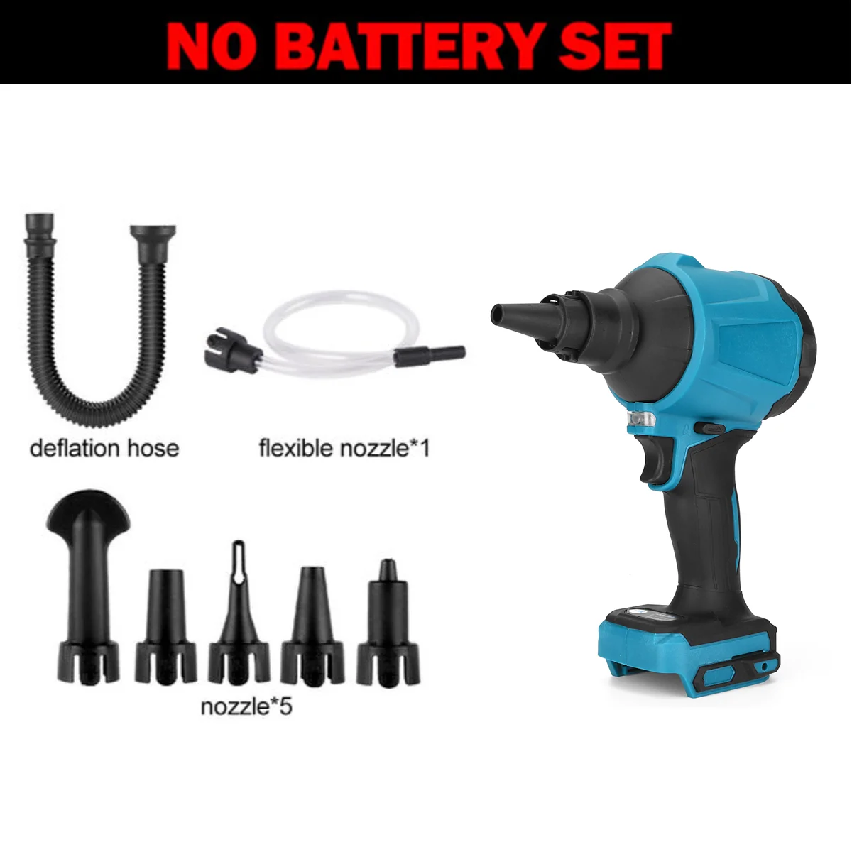 Household 1000W 40000RPM 5 in 1 Multifunction Cordless Dust Blower Vacuum  Clean Inflator with 5Nozzles for Makita 18V Battery - AliExpress