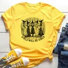 Girls Will Be Girls Witch Shirt Judith Beheading Holofernes Gothic Tee Unhinged Feminist Girl Power Halloween Women Witch Shirts 4
