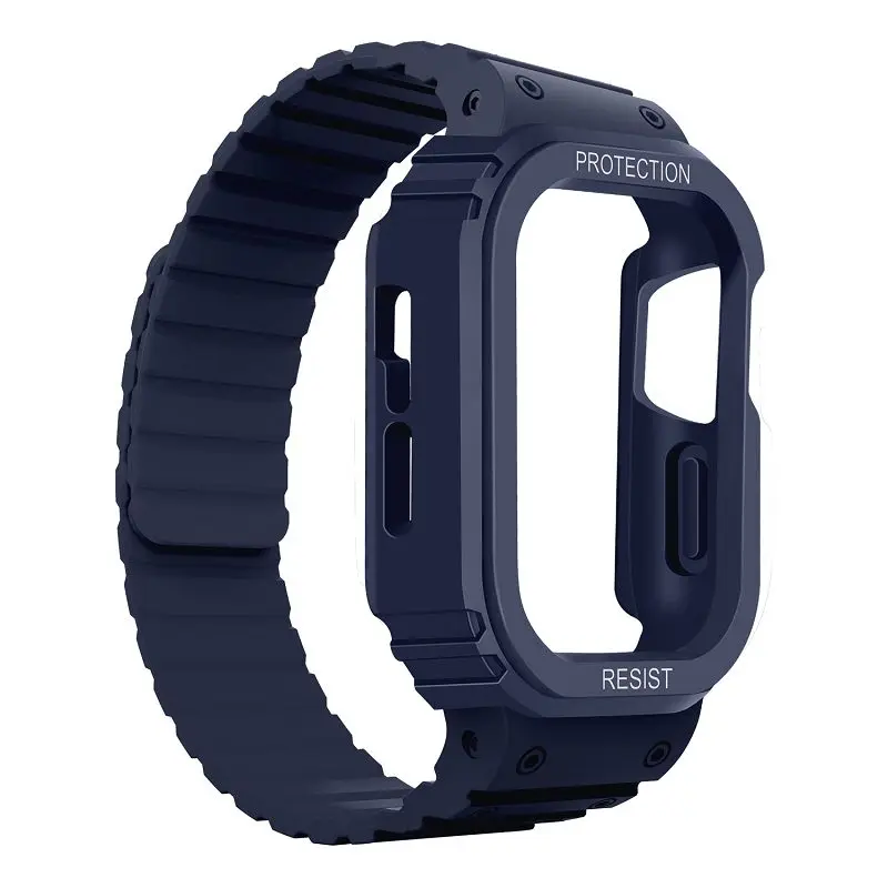 Magnetic Sport Silicone Strap with Protective Case