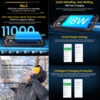 Blackview BV6200 Plus Rugged Phone 11000mAh 6.56'' HD+ Display Octa Core T606 8GB 256GB 16MP Camera Android 14 Smartphone NFC 3