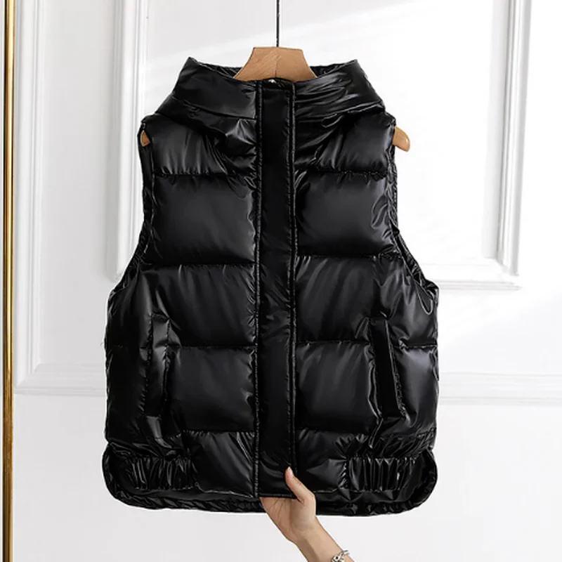 New Bright Face Color Matching Short Coat Women Autumn and Winter Style Korean Loose Fashion Stand-up Collar Bread Jacket Women