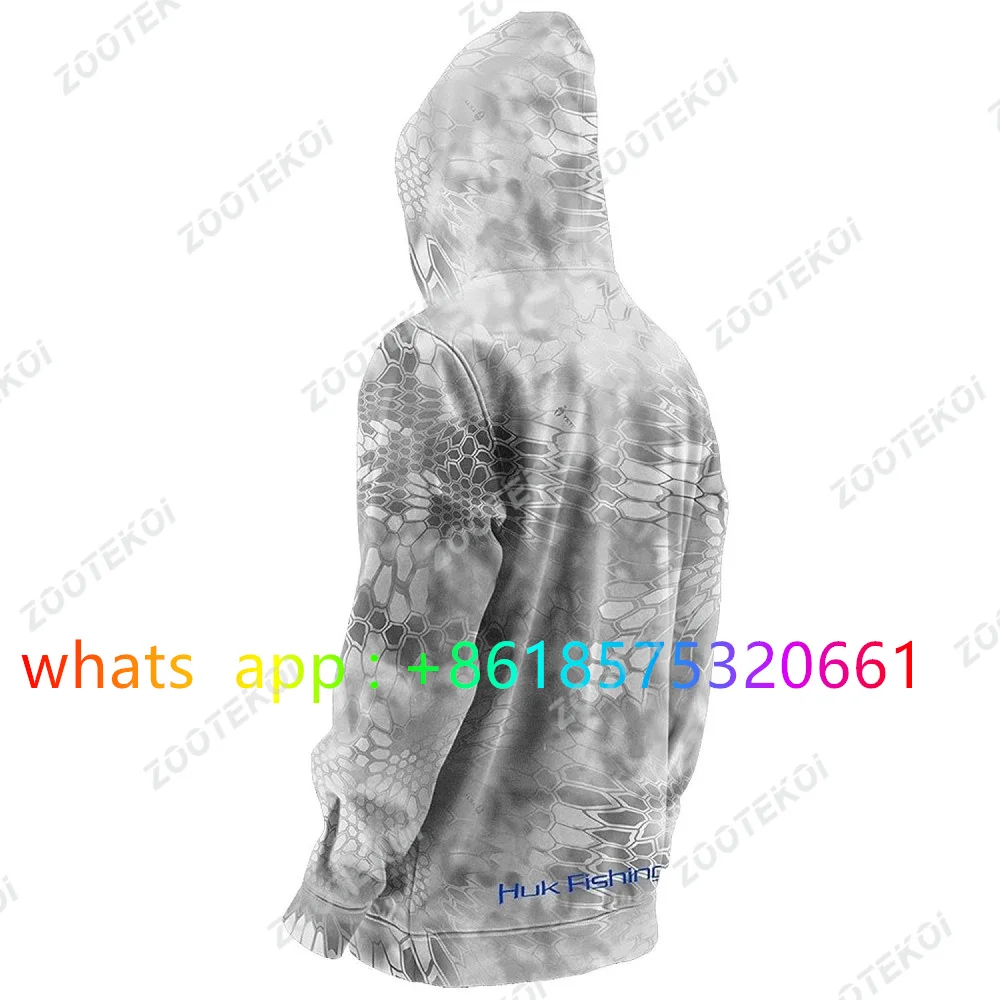 Winter Fishing Hoodie Long Sleeve Performance Hooded Jacket Camisa De Pesca Outdoor Sports Keep Warm Fishing Clothing Coat