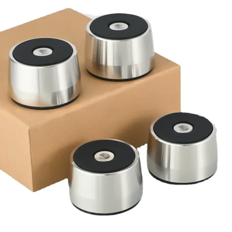 4Pcs Stainless Steel Audio Isolation Feet NonSlip Shockproof Nails Foot Pad for HiFi System