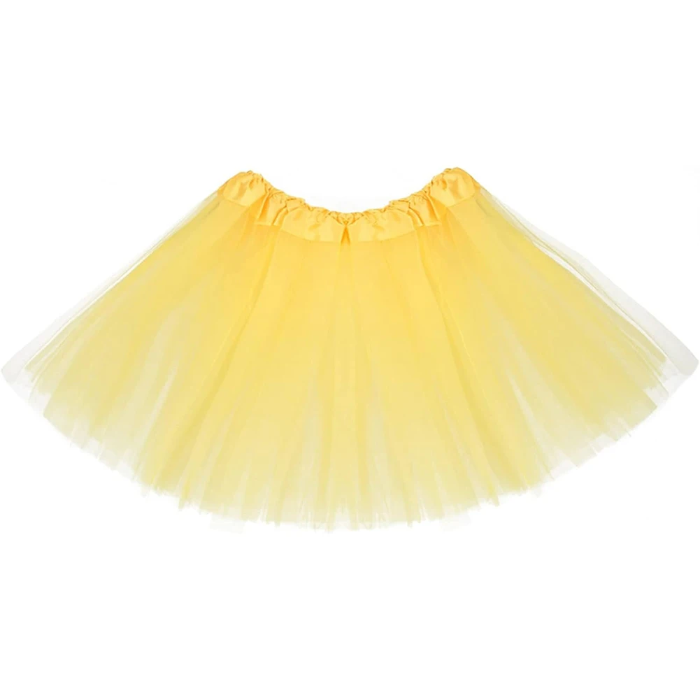 Girl Tutu Skirt petticoat 3 Layers Tulle Tutus for Little Girls Fluffy Ballet Dress Up for Toddler Kids Children(2T-8T) tulle tutu skirt