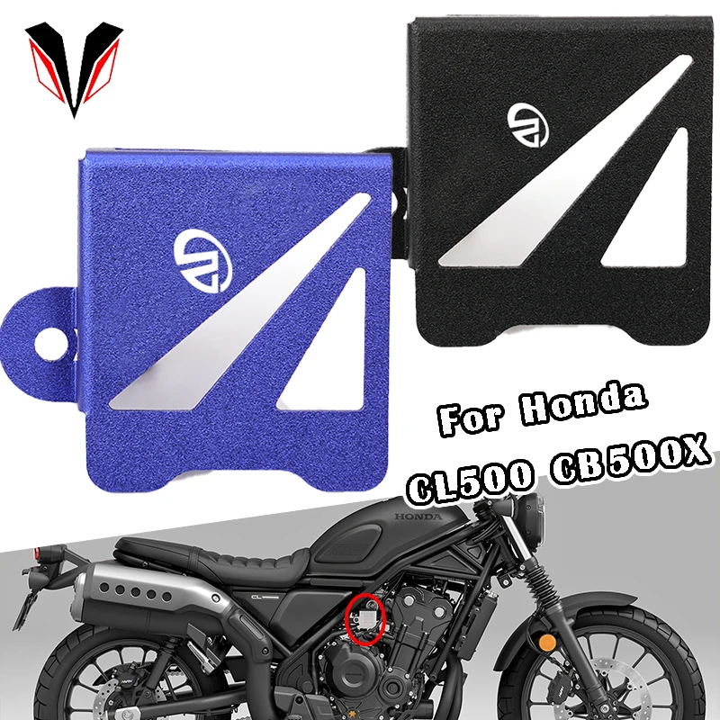 Honda CL500 Motorrad Zubehör - CNC Motoröldeckel Set In Schwarz