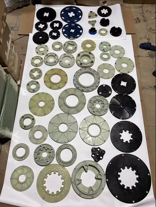 1PCS 350*46T connection flange for E325D E329D hydraulic pump coupling