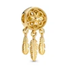 Gold plated Family Tree Festive Bell Christmas Tree Dangle Charm Beads Fit Original 925 Sterling Silver Bracelet Jewelry 6