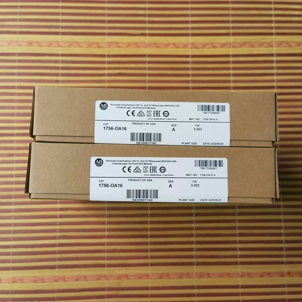 

Original Factory sealed AB 1756-OA16 ControlLogix 16-point D/O module Ser A