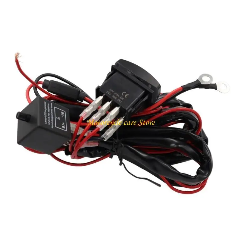 U75F 12V 범용 LED 회전 신호 로커 스위치 깜박임 키트 UTV ATV 용 LED 조명