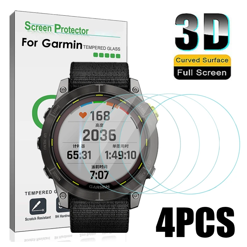 Vetro Temperato Per Garmin Forerunner 245 935 255 S 955 65 Instinct 2 S Enduro2 Pellicola Proteggi Schermo Per Fenix 7 3 Hr 7S 6X Pro 5
