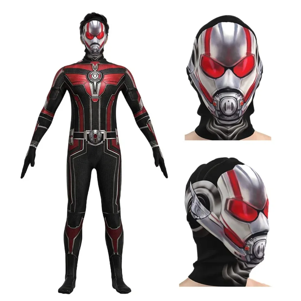 

Женский костюм для косплея муравьев Quantumania Kids комбинезон для взрослых Antman взрослый комбинезон головной убор Рождественский подарок