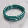 2pcs/set Jelly Bangles Bracelet for Women 9MM Exaggerated Round Bangle Senior Year 5
