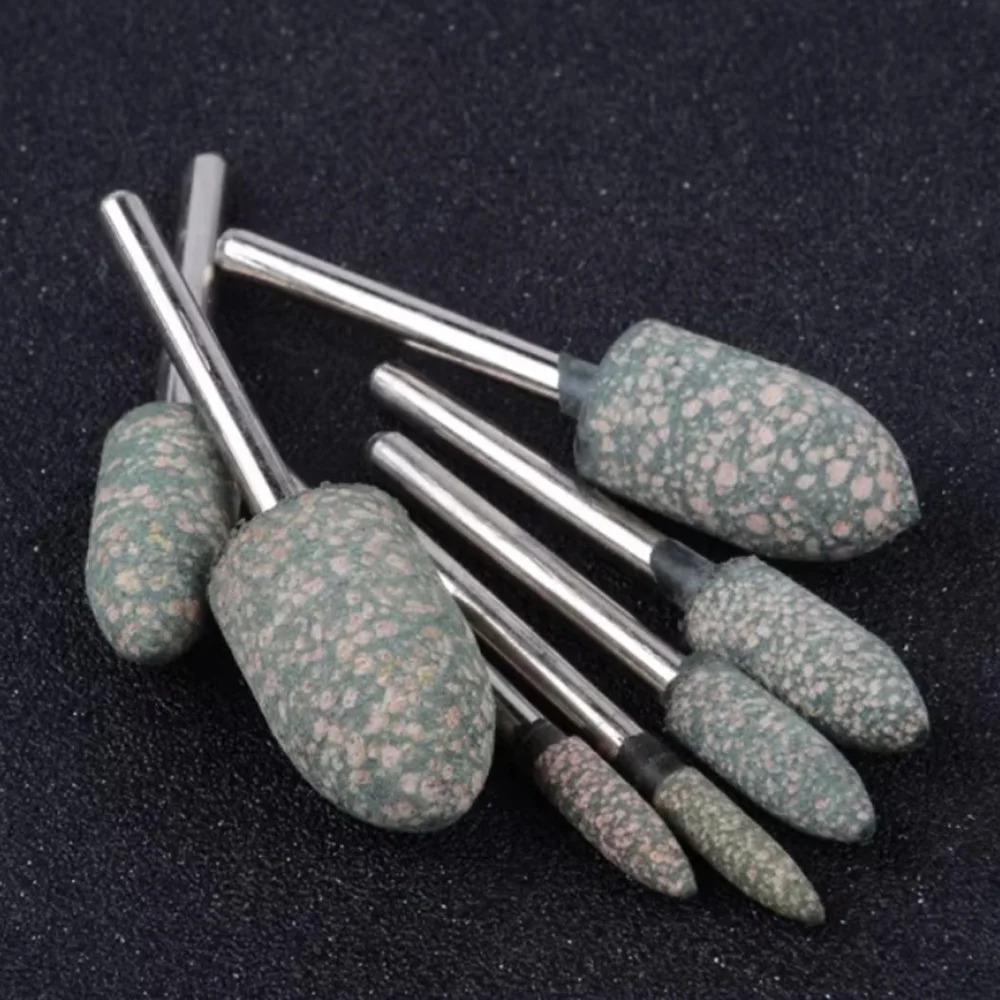 50/100 Stück Gummi-Metallbürsten Schleifwerkzeuge für Holzbearbeitung Schleifscheiben zum Schärfen von Bits Mini-Glaspoliermaschinenköpfe 3mm – Detail 21