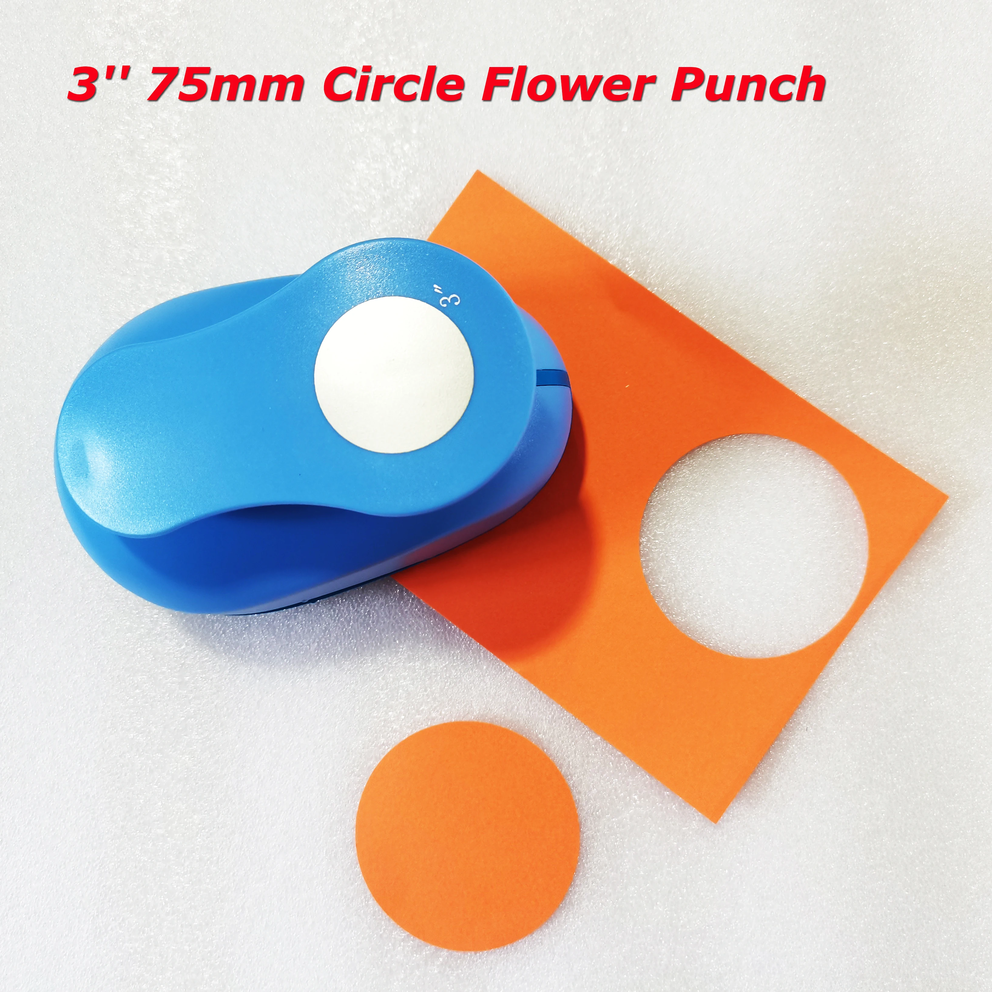 3'' 75mm Circle Flower Punch Craft Hole Puncher For Scrapbooking Punches  EVA Maker Kids Scrapbook Paper Cutter Embossing Sharper - AliExpress