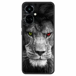Sleek Black Silicone Bumper Phone Case - Premium TPU Coque for Camon 19 Neo (01)