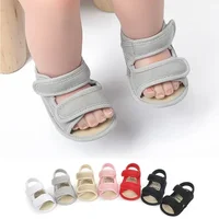 0-18 M Summer Unisex Toddler Sandals Baby Girl Shoes Solid Color Net Cloth Breathable Boys Baby Sandals Infant Girls Sandals 2
