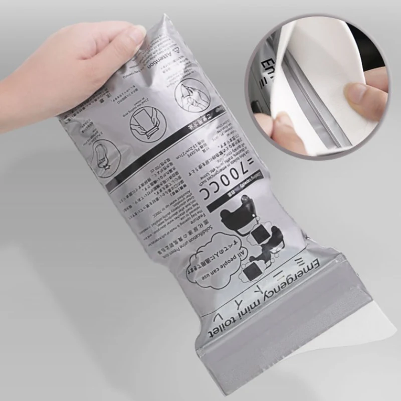 Outdoor Emergency Urinate Bags 700ml For Baby Women Men urine bag