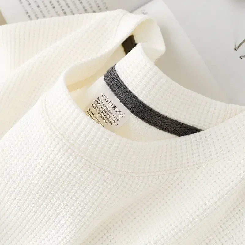 Men's Waffle T-Shirt Casual Look
