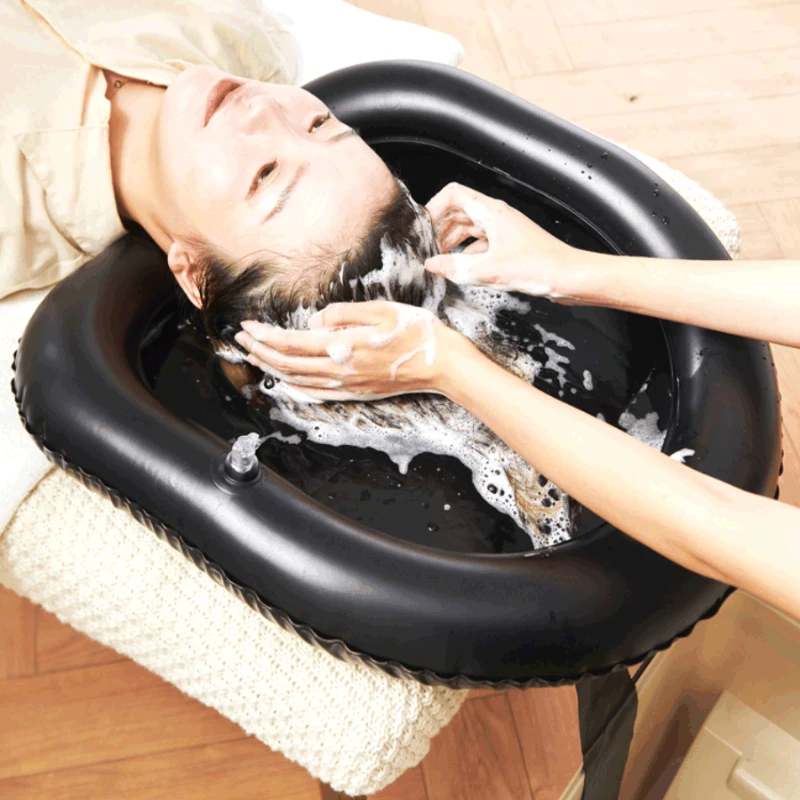 

Pregnant Women, Elderly and Children, Lying on Bed, Shampoo, Household Bed Shampoo Pots Folding Inflatable Portable