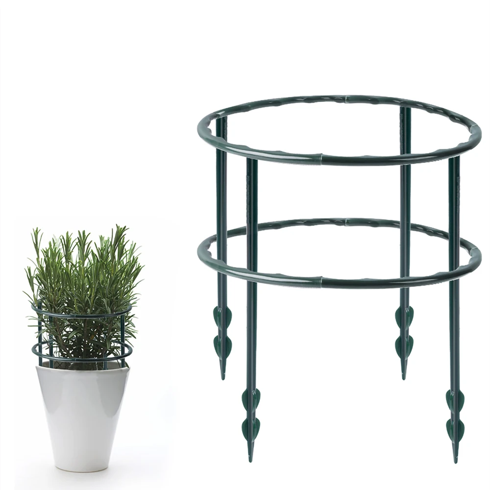 Plastic Plant Supports 2/4/8PCS Semicircle Fixed Rod Indoor Flower Plant Vine Climbing Bracket Greenhouse Arrangement