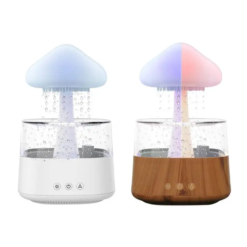 

Portable Small Aromas Oil Diffuser Small Mushroom Shaped Humidifier Perfect for Office Bedroom and Living Dropship