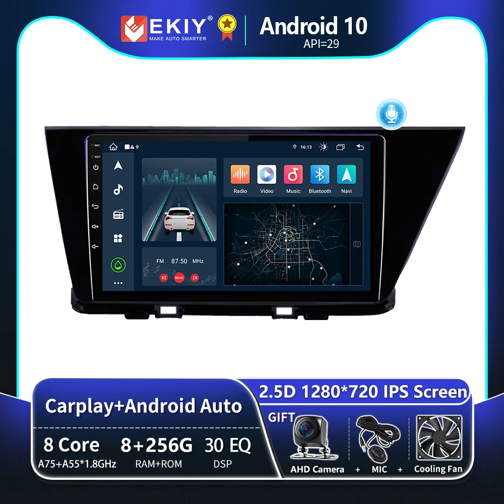 

EKIY T8 8G 256G For KIA NIRO 2016 2017 2018 Multimedia Player Stereo Car Video Navigation GPS Radio BT NO 2Din DVD Tape Recorder