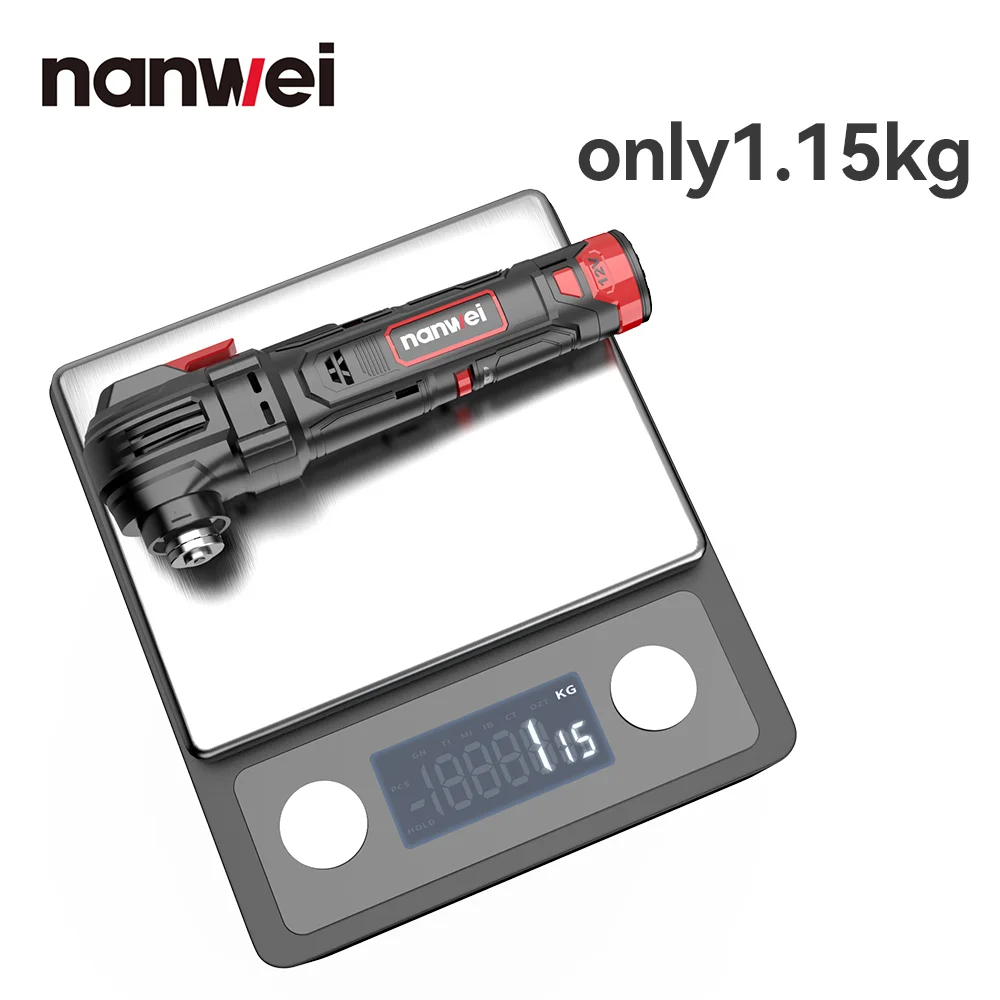 Nanwei Electric Trimming Machine 12V Multifunctional shovel Multi Cutting Machine with Angle Grinder Universal Woodworking Tool 4