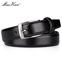 Maikun Fashion Genuine Leather Men's Belt Alloy Pin Buckle Casual Belt Large Size Business Belt  For Men