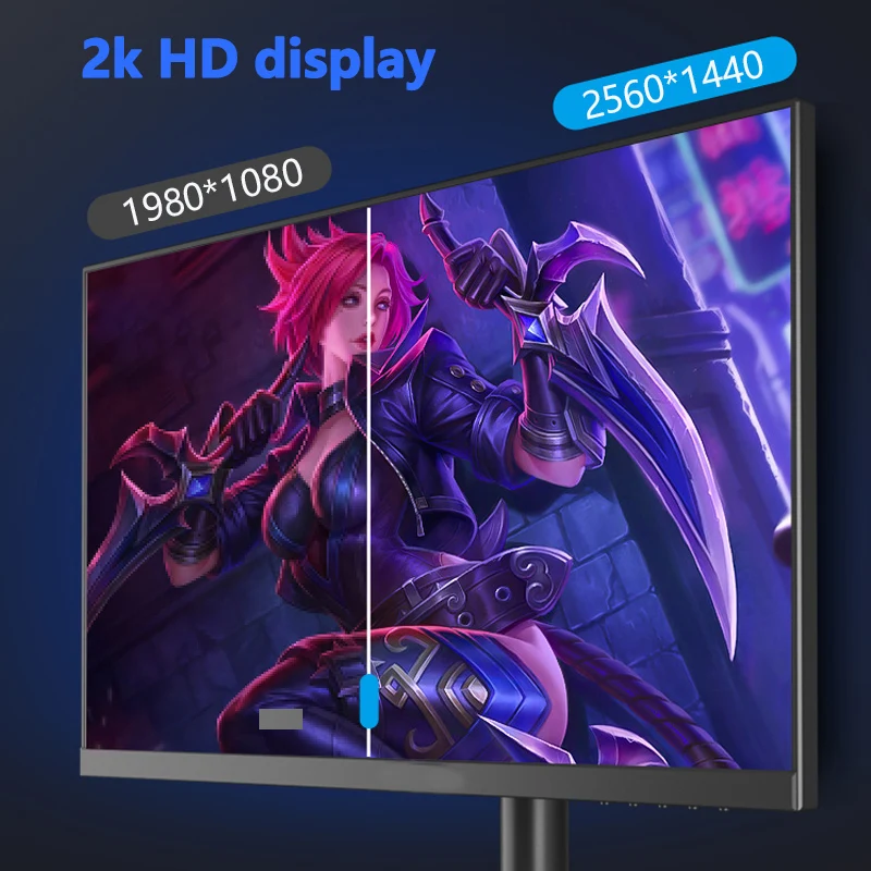 PC 2K IPS  165HZ LCD ÷, HD ũž ̹ ǻ ũ,  г HDMI ȣȯ DP GAV  , 27 ġ