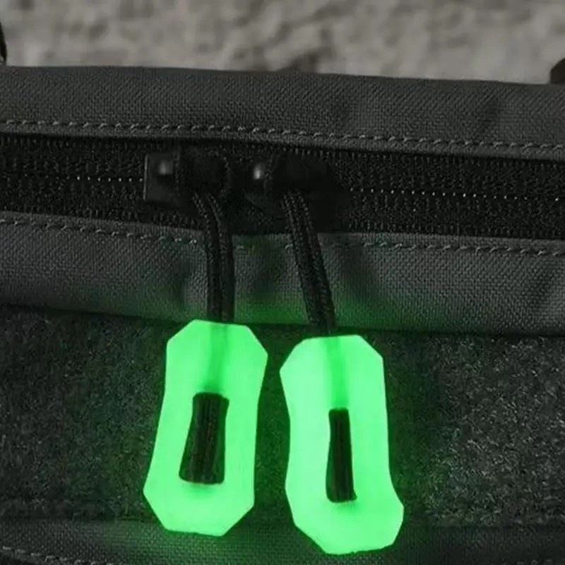 Luminous Zipper Pull 3/6/10 Pcs PVC Plastics Zippers Tail Rope Zips Repair Kit Bags Clothes Jacket DIY Sewing Accessories